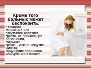 Рвота и урчит в животе