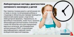 У ребенка 3 недели сопли и не проходят