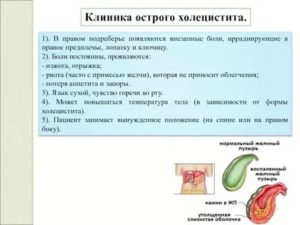 Отрыжка воздухом, боль в правом подреберье